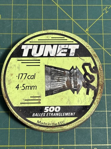 Vintage packaging tin - tin, airgun