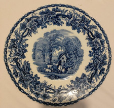 ANTIQUE BOOTHS BLUE WHITE