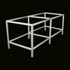 Keencut Work Top Bench Picture Framing DIY Steel Heavy Duty Used 6ft x 4ft 