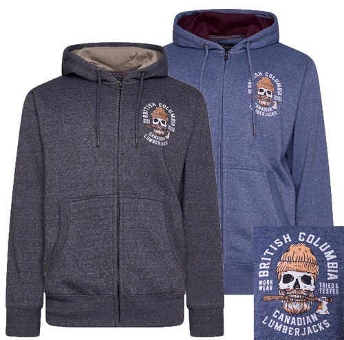 Mens kam fleece - fleece, hooded