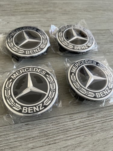 Mercedes black alloy wheel - 4x,
