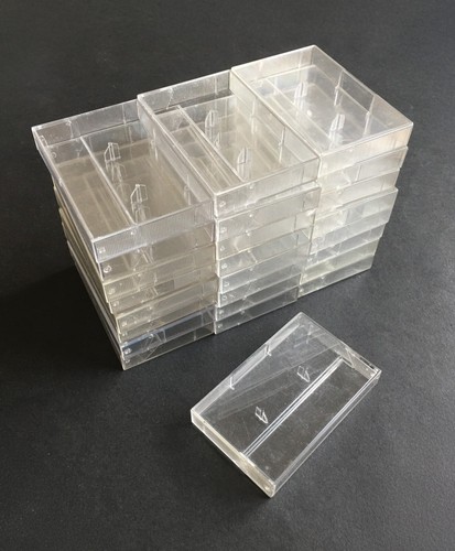 Used clear cassette cases - 25,