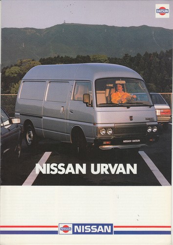 1983 nissan urvan brochure - nissan,