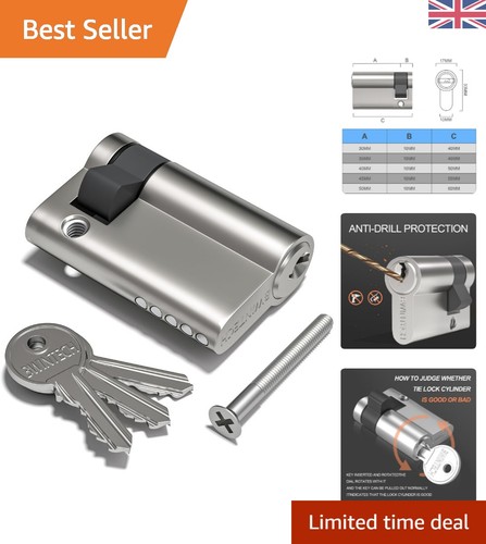 High security 40mm satin - security,