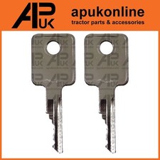 2x Ignition Key for Case