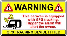 Caravan Tracker Sticker -