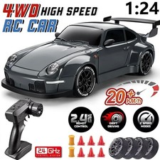 1:24 4WD RC Drift Car 20 km/h High Speed Remote Control Racing Toy Kid Xmas Gift