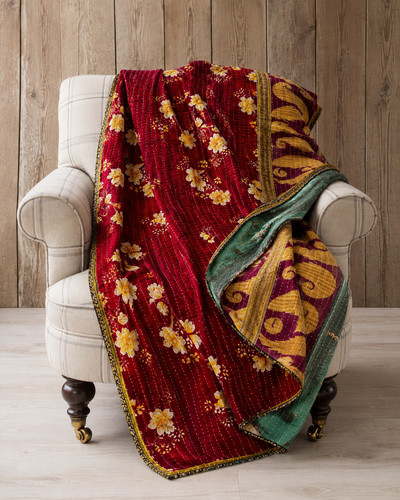 New artisan kantha - new, bedspread
