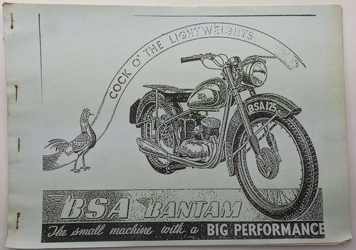 Older reprint bsa bantam - d1,