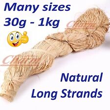 30g - 1kg LONG NATURAL RAFFIA