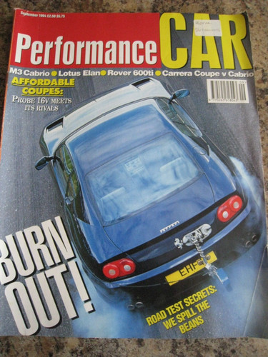 Performance car magazine - performance, sep
