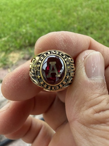 Ardmore high school class ring - high,