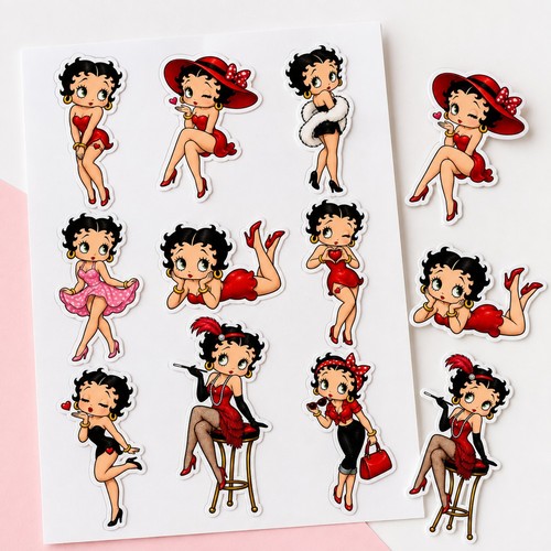 Set betty boop vinyl - betty,