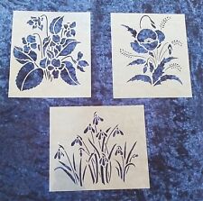 Mylar Stencil Set of 3 wild