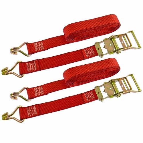 Red ratchet strap tie down - strap,