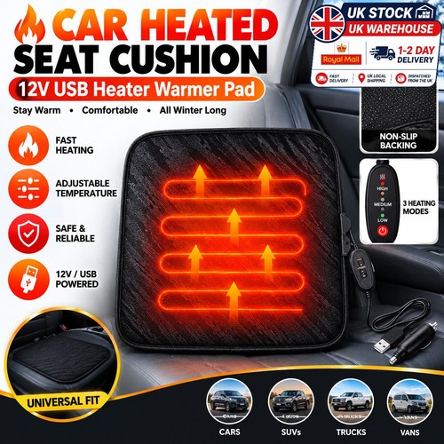 Heated seat pad usb - heated,