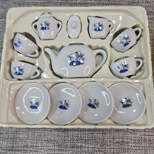 Vintage 13pc toy porcelain - toy,