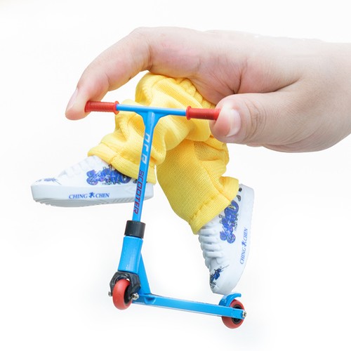 Alloy finger scooter blue - finger,