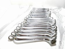 BRITOOL 17PC RBM METRIC DOUBLE ENDED OFFSET RING SPANNER SET 8MM TO 22MM REF6218