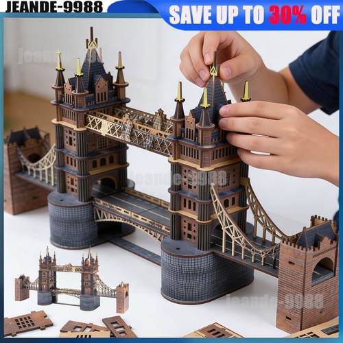 London bridge wooden puzzle - london,