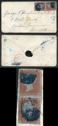1841 penny red - 1841, ib)