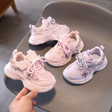 Kids Trainers Girls Running Children Sports Shoes Gym School Sneakers Size Cute