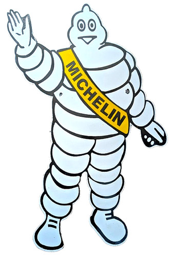 Large 3ft michelin man enamel - large,