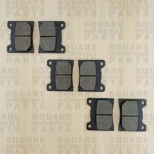 Front & Rear Brake Pads Set Yamaha FZX750 86-89 / FZX700 86-87 / FZR600 89