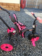 LOL-FUN Toddler Trike for 1-Year-Old  Girls Balance Bike 12-36 Months
