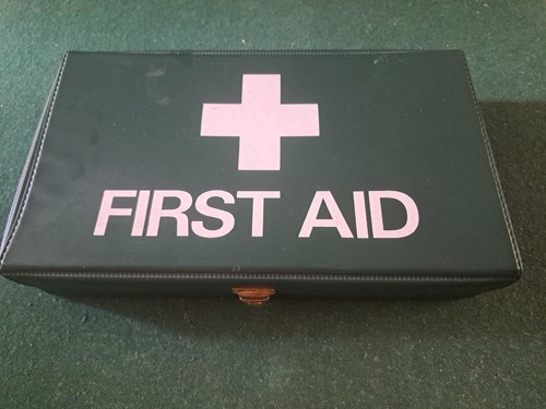 Vintage first aid box - vintage,