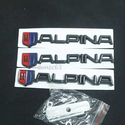 Matte alpina black - alpina, metal