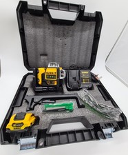 DeWalt Green 3 sides Self Leveling Laser Level 360+2Batteries +Case+Accessories