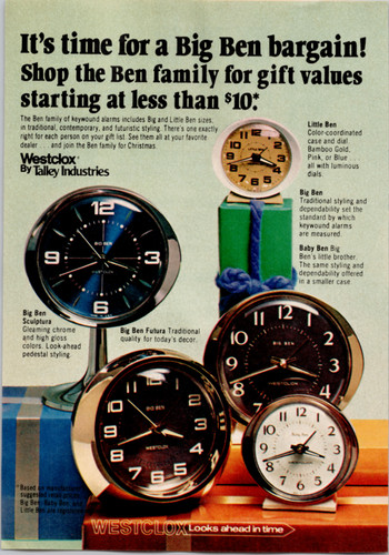 Westclox big ben alarm clocks - ben,