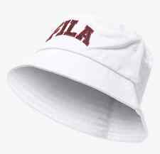 FILA KELLA WHITE COLOUR BUCKET HAT ARCHIVE LOGO FILA 100-WHITE