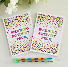 CHILDRENS A6 WHITE WEDDING