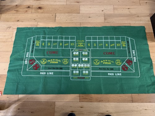 Felt casino mat - mat, reversible