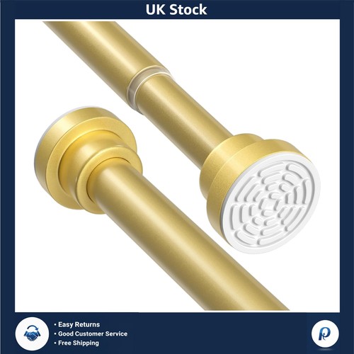 Gold extendable shower - extendable, curtain