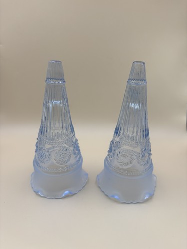 Barley glass epergne flutes - epergne,
