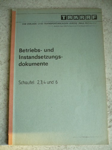 Operating and repair - repair, documents