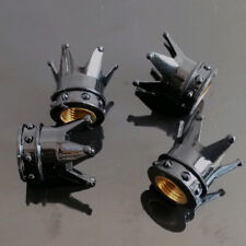 4x Car Wheel Tyre Tire Valve Stems Air Dust Covers Caps Kings Crown Accessories