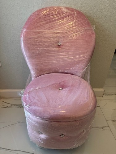 Velvet vanity chair with - velvet,