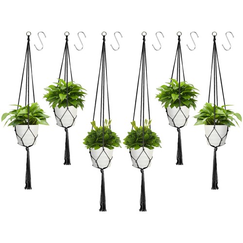Macrame plant hanger pack - 6,
