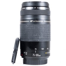 Canon 75-300mm F/4.0-5.6 II USM Full Frame Auto Focus EF Mount Telephoto Lens
