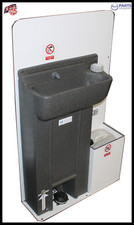 VAN FOOT OPERATED WASH BASIN H-WASH FOR VANS PORTABLE HAND WASH CLEANING CAMPER