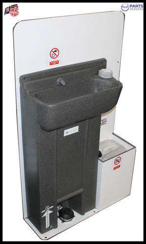 Van foot operated wash basin - wash,