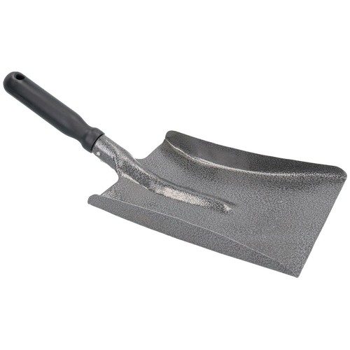 Metal dust pan - metal, coal
