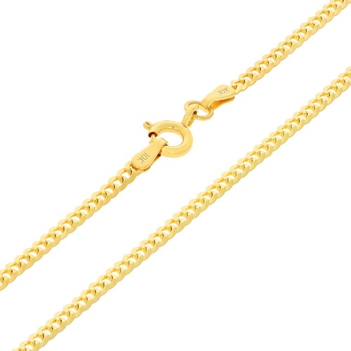 10k solid yellow gold 2mm - gold,