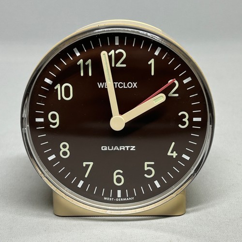 Vintage westclox quartz alarm - quartz,