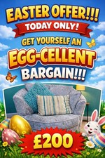 Silver Swivel Cuddle Chair –