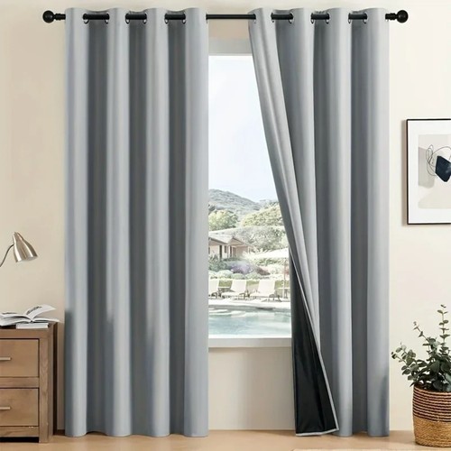 Thermal blackout curtains pair - curtains,